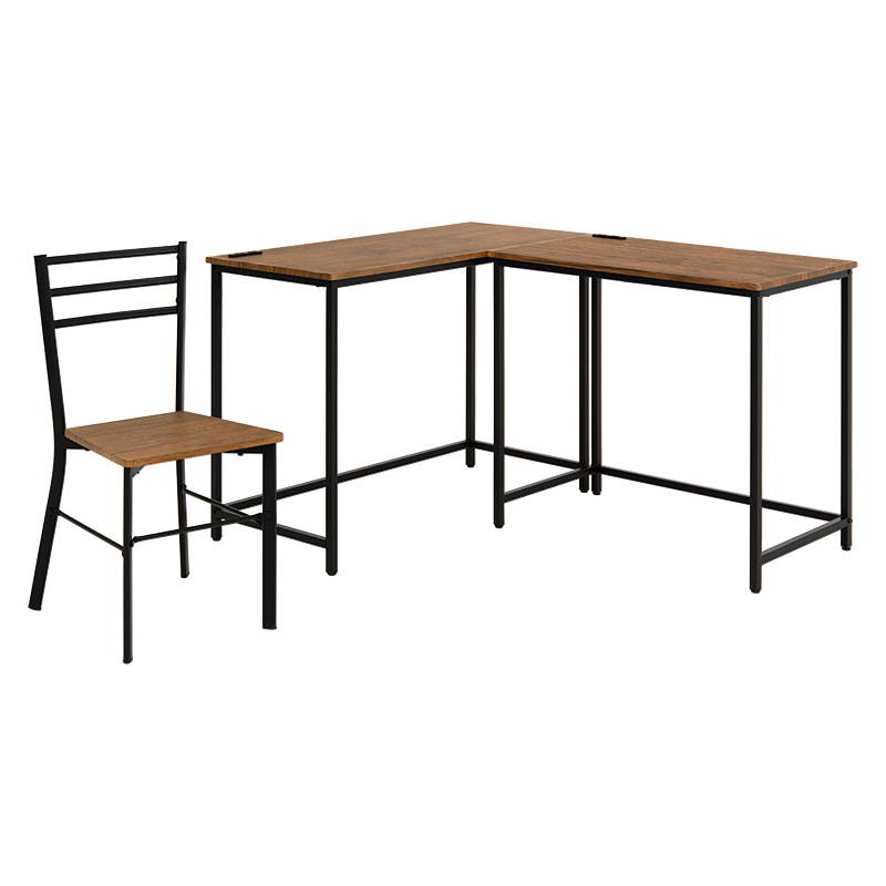 HAGiHARA（萩原） パソコンデスク デスク2台 チェア セット おしゃれ