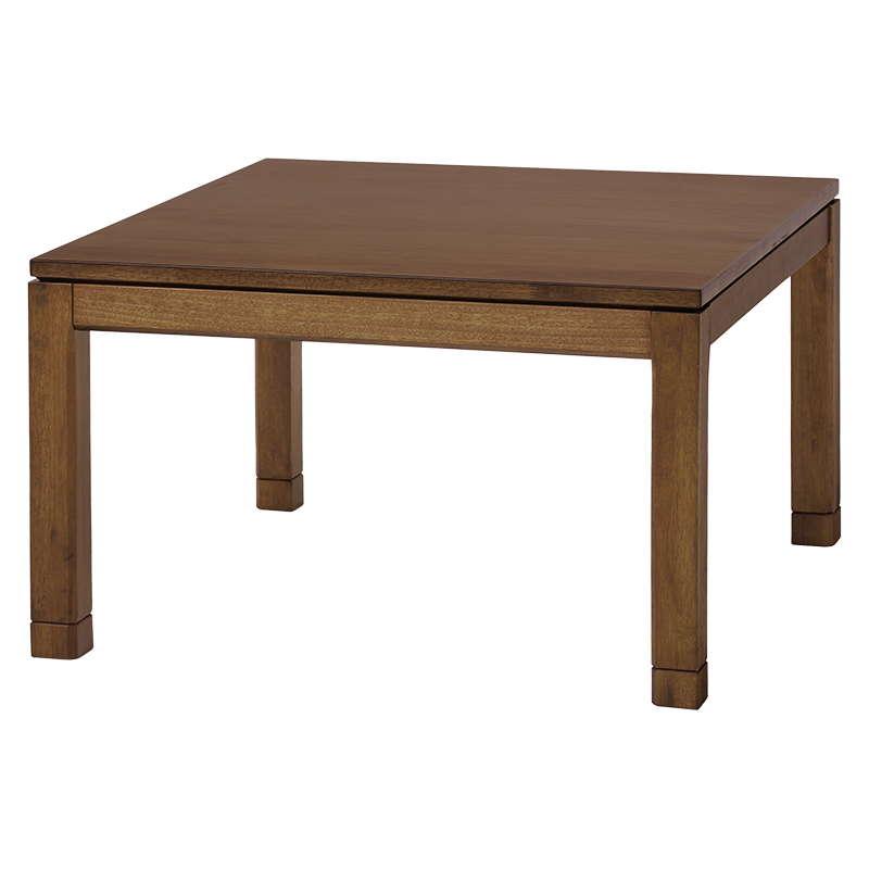 こたつテーブル ミドルタイプ 正方形 90×90cm 高さ51-56cm おしゃれ 木製 家具調 リビングこたつ ソファー 座椅子 高さ調節 継脚付き｜kanaemina｜02