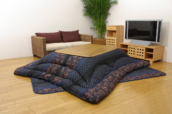 こたつ布団セット 掛け敷き 4尺 大判 長方形 205×245cm 厚掛け 側地綿100% 撥水加工 高品質 日本製_1