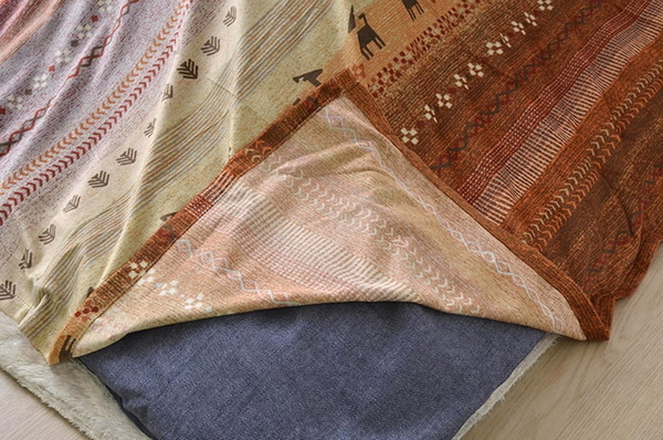 こたつ布団 上掛け マルチカバー 長方形 大判 約210×320cm おしゃれ