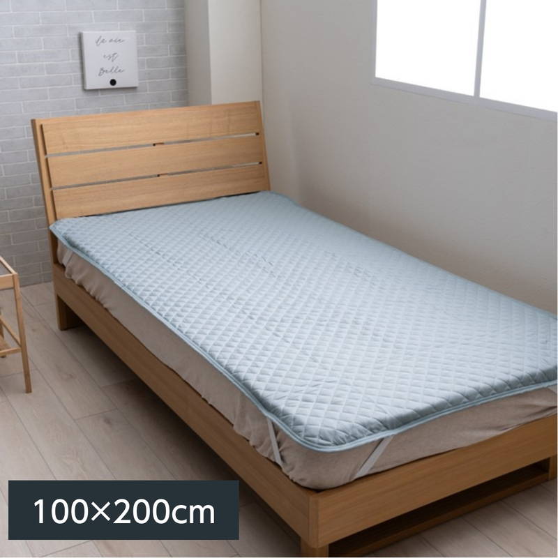 ベッドパッド 敷きパッド シングル 100×200cm 洗濯機で洗える 寝具 ベッドカバー 汚れ防止 ベッドパッド 97×195 寝具 快眠 シングル マットレスカバー 吸湿 汚れ防止 ベッド ズレ防止 洗濯機OK