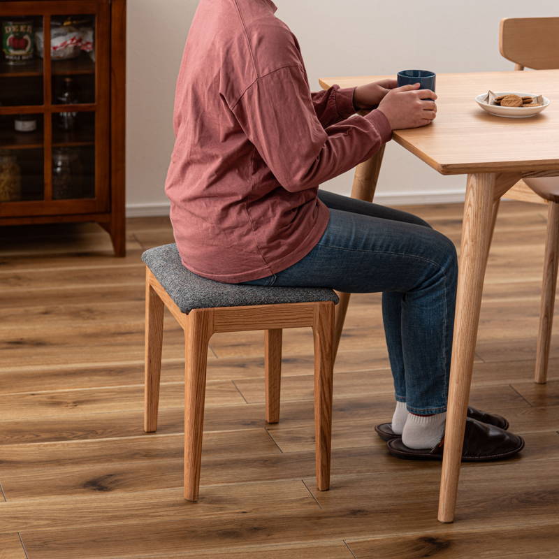 東谷 スツール 椅子 2脚セット ダイニングチェア デスクチェア 木製