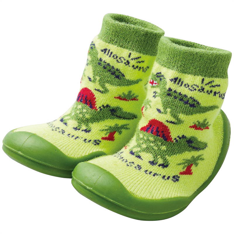 ベビーシューズ 赤ちゃん 室内履き ソックスシューズS ディノサウルス