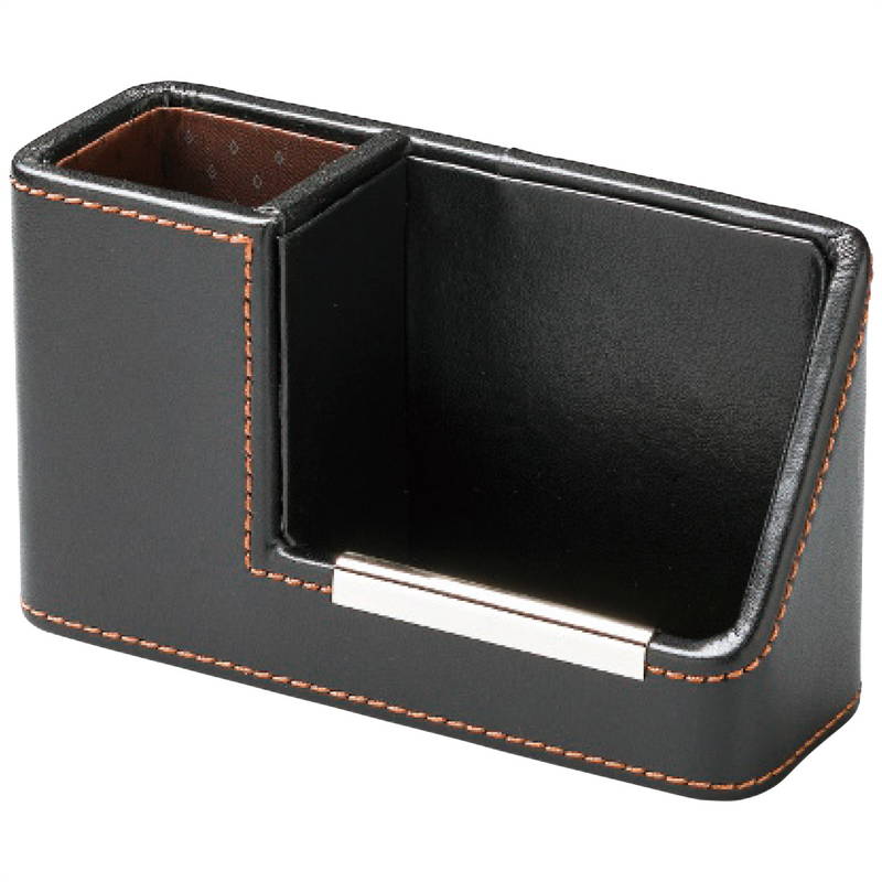 スマホホルダー 眼鏡収納 携帯＆メガネスタンド 合成皮革