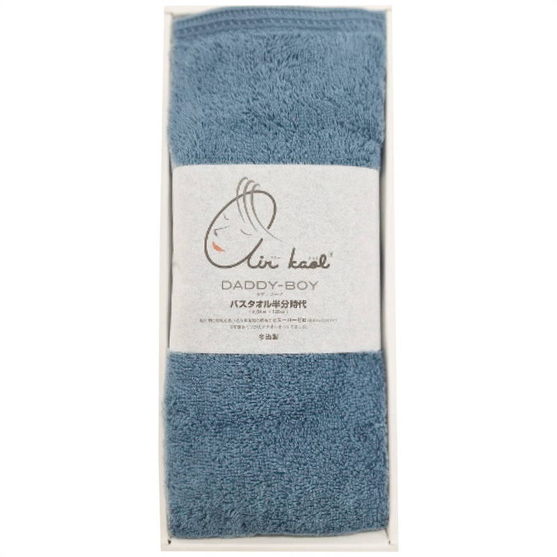エアーかおる ダディボーイ ハーフバスタオル マウンテンブルー | ブランド登録なし
