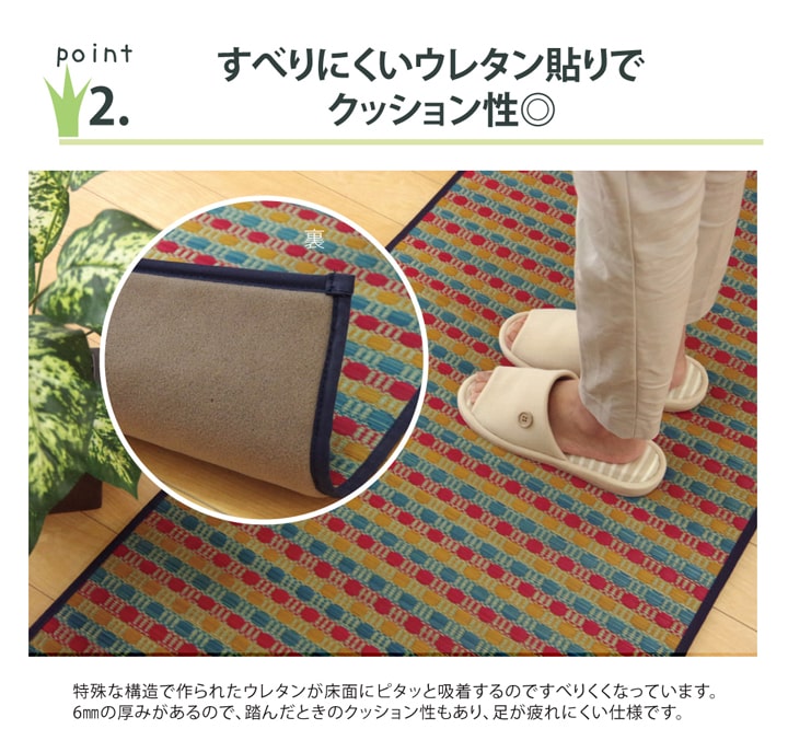 キッチンマット ラグマット Fドロップ 60x...の詳細画像5
