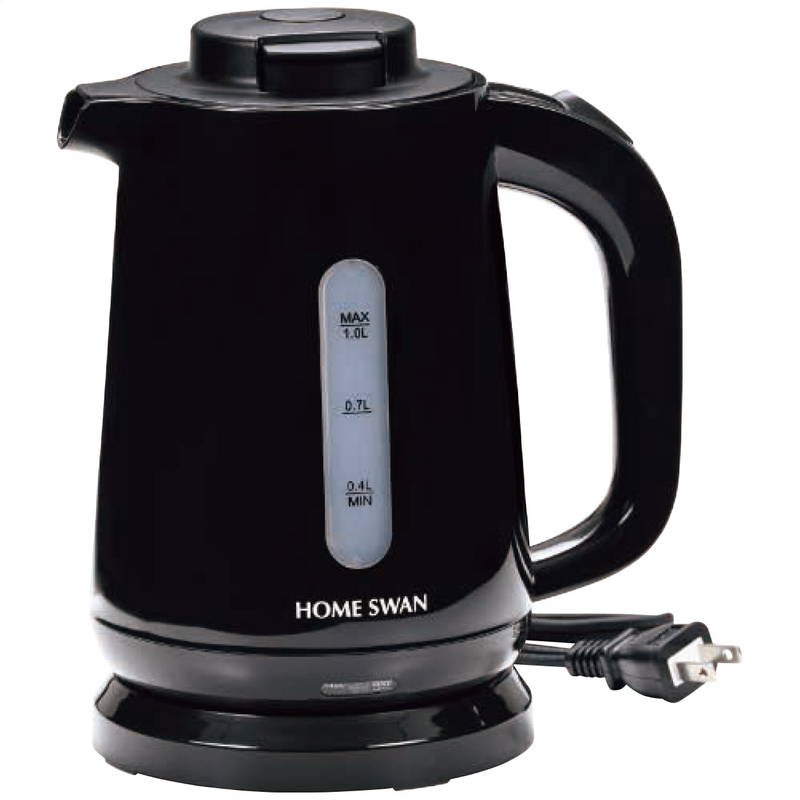 電気ケトル 1L 新津興器 ホームスワン 電気ケトル