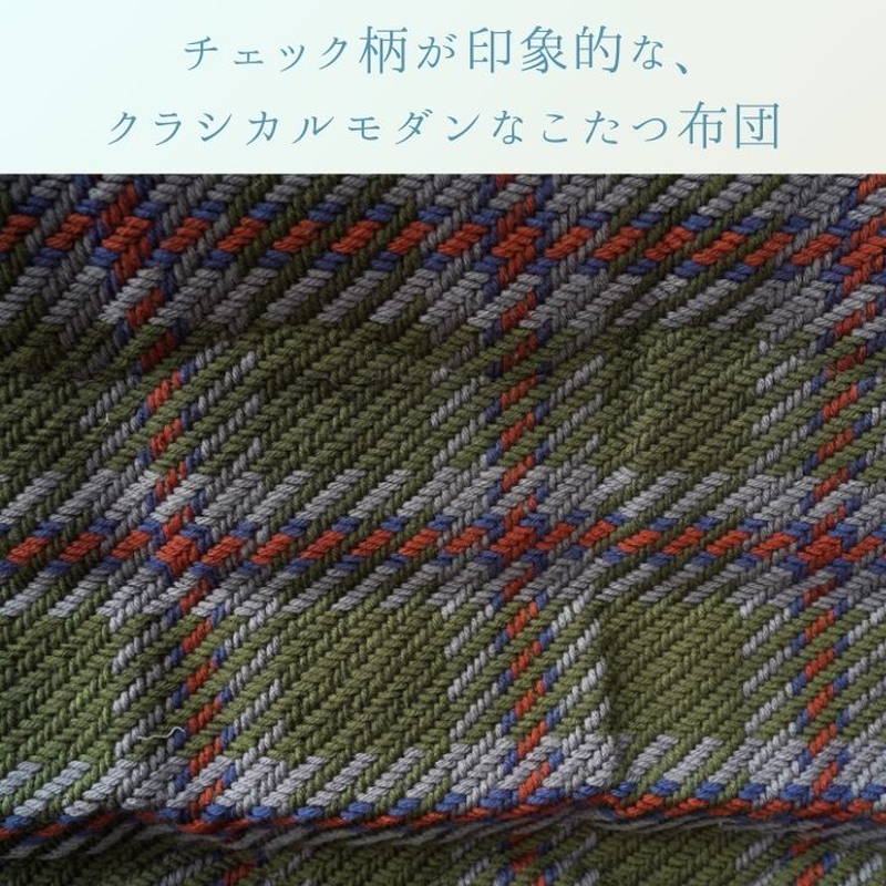 イケヒコ こたつ布団 薄手 薄掛け布団 長方形 200×250cm TYチェック