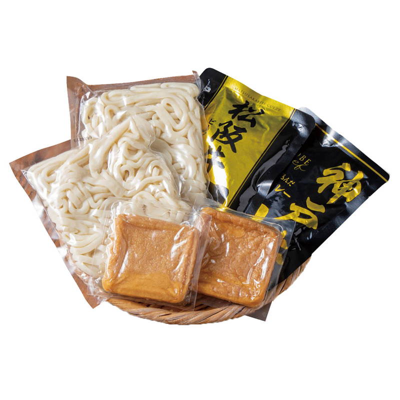 母の日遅れてごめんね ギフト 食べ物 ブランド和牛カレー×讃岐うどん 2人前