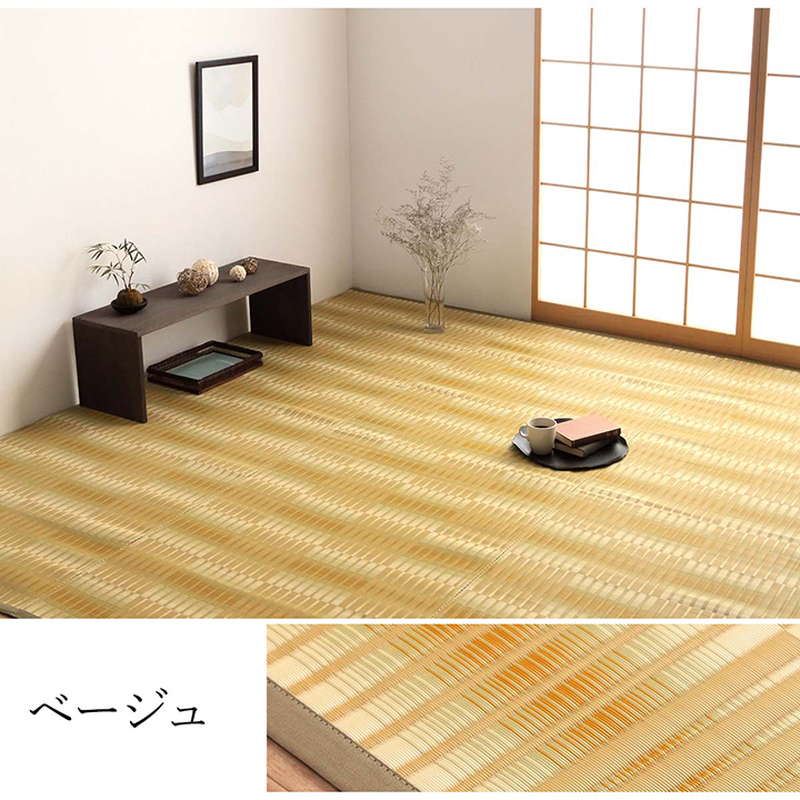 ラグ い草風カーペット 洗える ござ ペット対応 本間 8畳 382×382cm 国産 畳の上敷き 敷き詰め アウトドア レジャーシート 日本製_12