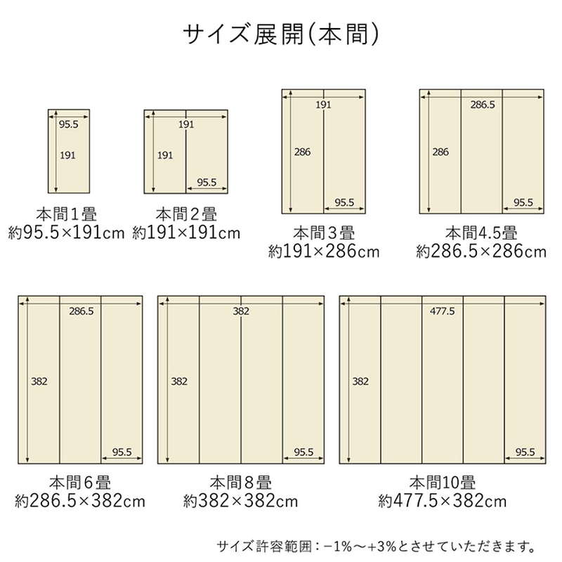 ラグ い草風カーペット 洗える ござ ペット対応 本間 8畳 382×382cm 国産 畳の上敷き 敷き詰め アウトドア レジャーシート 日本製_15