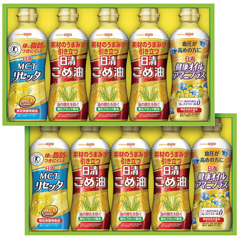 Yahoo! Yahoo!ショッピング(ヤフー ショッピング)日清オイリオ こめ油＆ヘルシーオイルギフト BPH-50W
