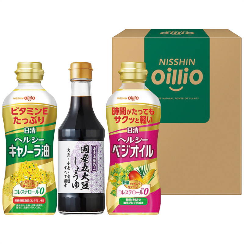 Yahoo! Yahoo!ショッピング(ヤフー ショッピング)日清オイリオ 日清ヘルシーオイル＆国産丸大豆醤油ギフト TOS-15A