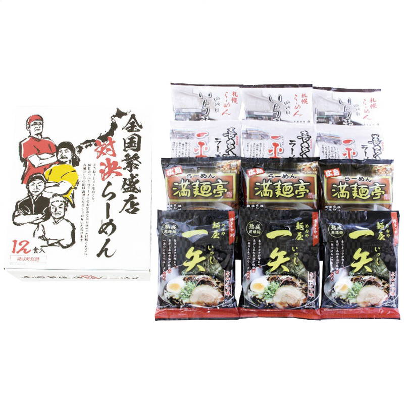 Yahoo! Yahoo!ショッピング(ヤフー ショッピング)全国繁盛店対決ラーメン12食 ZHR-30