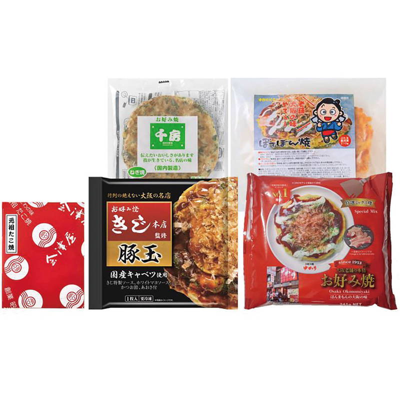 Yahoo! Yahoo!ショッピング(ヤフー ショッピング)お好み焼きたこ焼きセット 5食 ギフト プレゼント お中元 お歳暮 内祝い