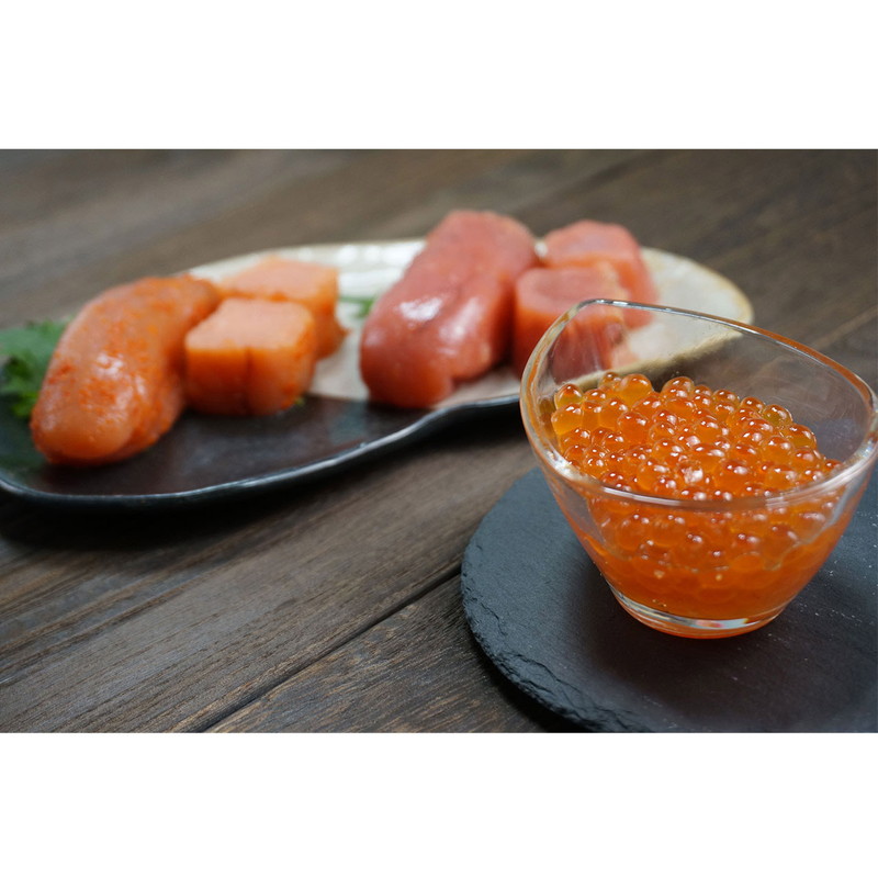 いくら醤油漬けとたらこセット 詰め合わせ ギフト プレゼント お中元 お歳暮 内祝い | 江戸屋 | 01