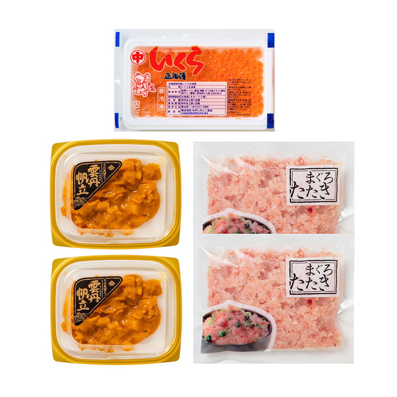 Yahoo! Yahoo!ショッピング(ヤフー ショッピング)北海道産いくら・うにほたて・まぐろたたき 詰合せ 詰め合わせ ギフト プレゼント お中元 お歳暮 内祝い