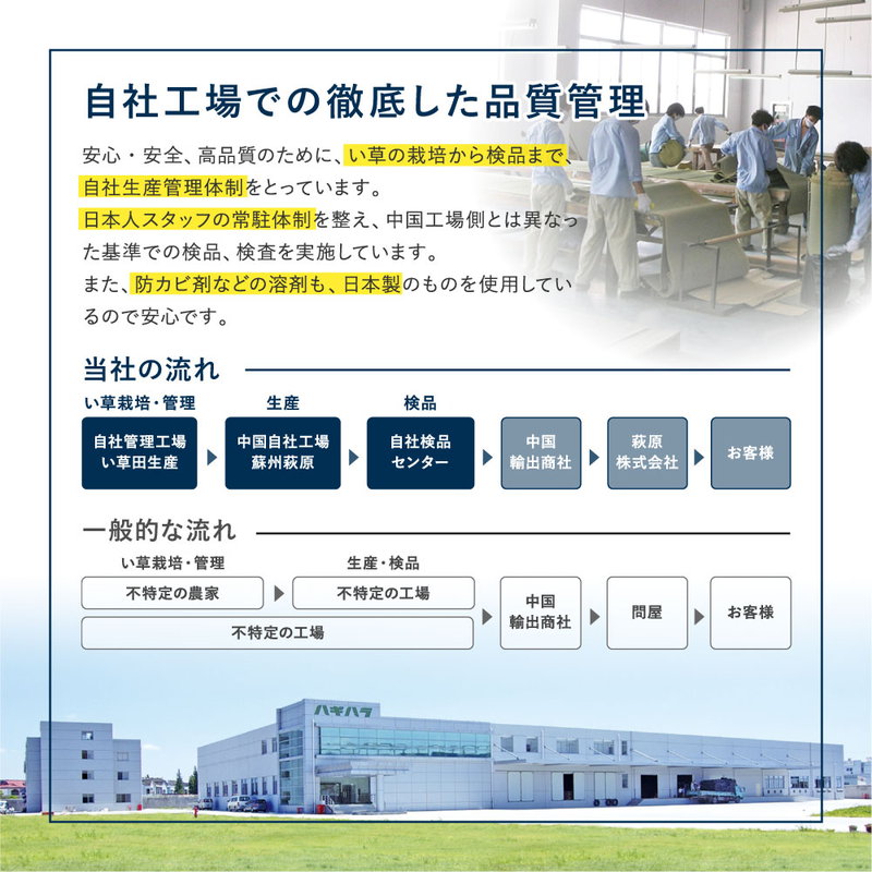 い草ラグマット い草カーペット 晴市松 240x300cm 和モダン 市松柄 おしゃれ 北欧風カラー 夏 不織布貼り フローリング対応_18