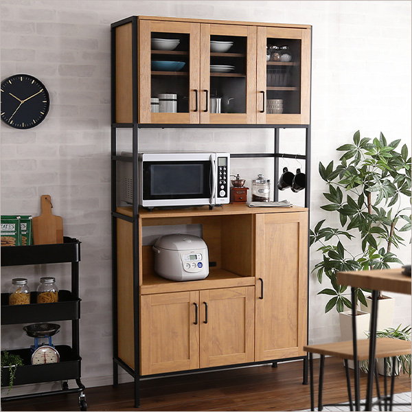 木製カップボード サイドボード 飾り棚 大型 食器棚 ヴィンテージ 楽天市場】カップボード 幅120 カントリー 家具 日本製 手作り 木 木製