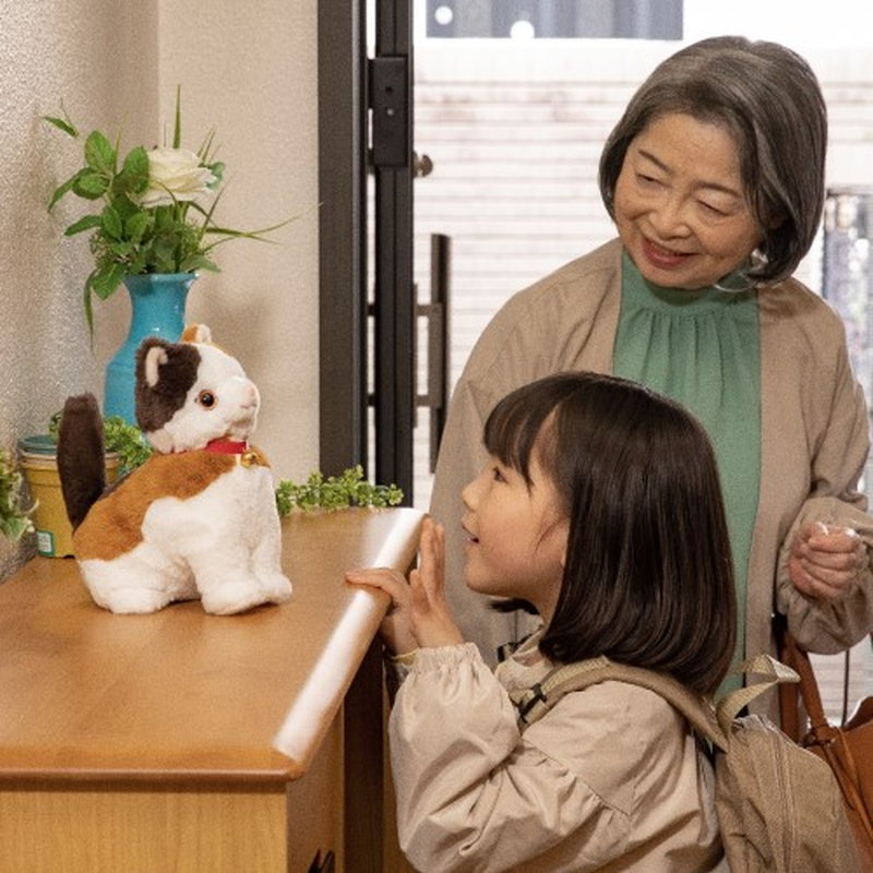 みけねこミミコ 猫 音声認識ぬいぐるみ おしゃべりロボット 一人暮らし 高齢者 話し相手 会話 喋る 父母 祖父母 介護 シニアの画像