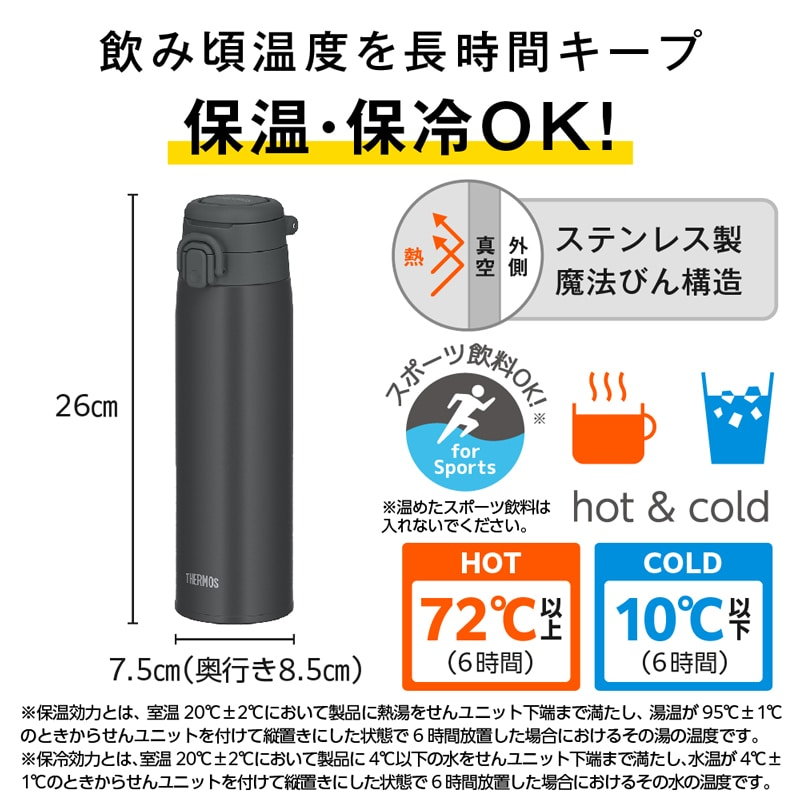 THERMOS（サーモス） 水筒 マグボトル 750ml 保温 保冷 キャリーループ