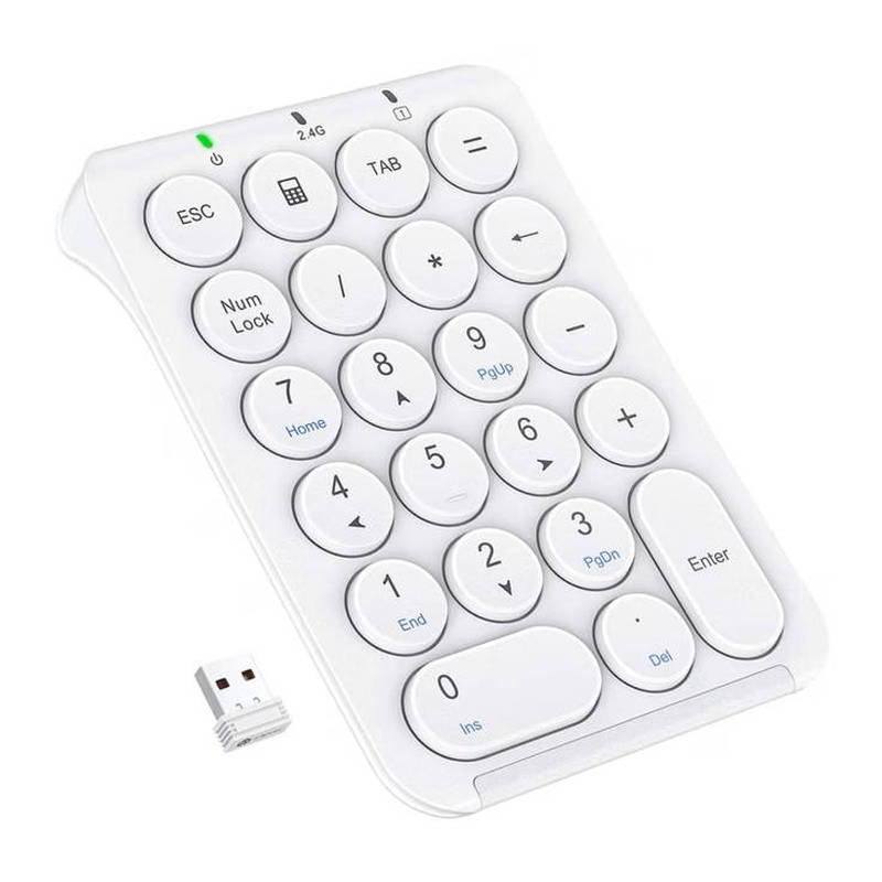 ���C�����X�e���L�[ �[�d�� ���� 2.4GHz�ڑ� iClever IC-KP09 �z���C�g �����^ �g�� Windows11�Ή� ����f�o�C�X