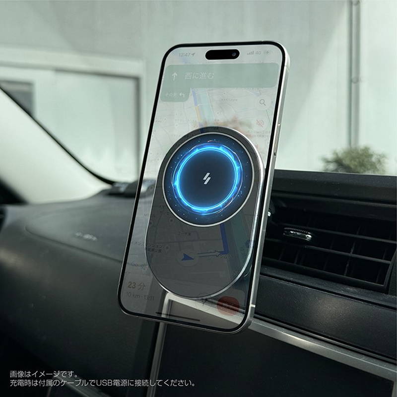 Kashimura（カシムラ） マグネットワイヤレス充電器 車載用 マグネット
