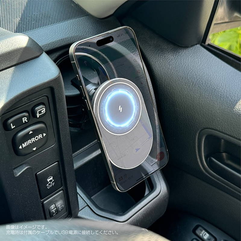Kashimura（カシムラ） マグネットワイヤレス充電器 車載用 マグネット