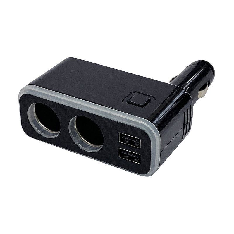 Kashimura シガーソケット USB増設 2連ダイレクトソケット 2