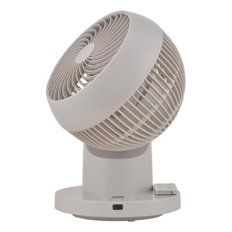 サーキュレーター 360度 お手入れ簡単♪タッチパネル リモコン 白 おおたけ サーキュレーター 360度首振り 左右首振り 風量4段階