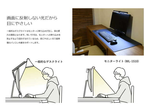 スワン電器 モニターライト LEDライト パソコン照明 USB給電