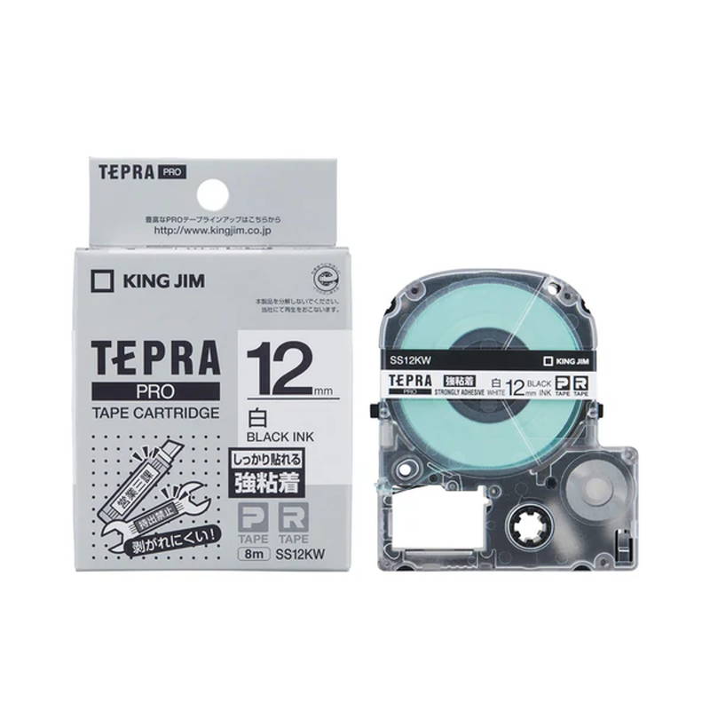 �e�v�� �e�[�v�J�[�g���b�W ���� �L���O�W�� TEPRA PRO �v�� ���S�����x�� SS12KW ��12mm ��x������ ����