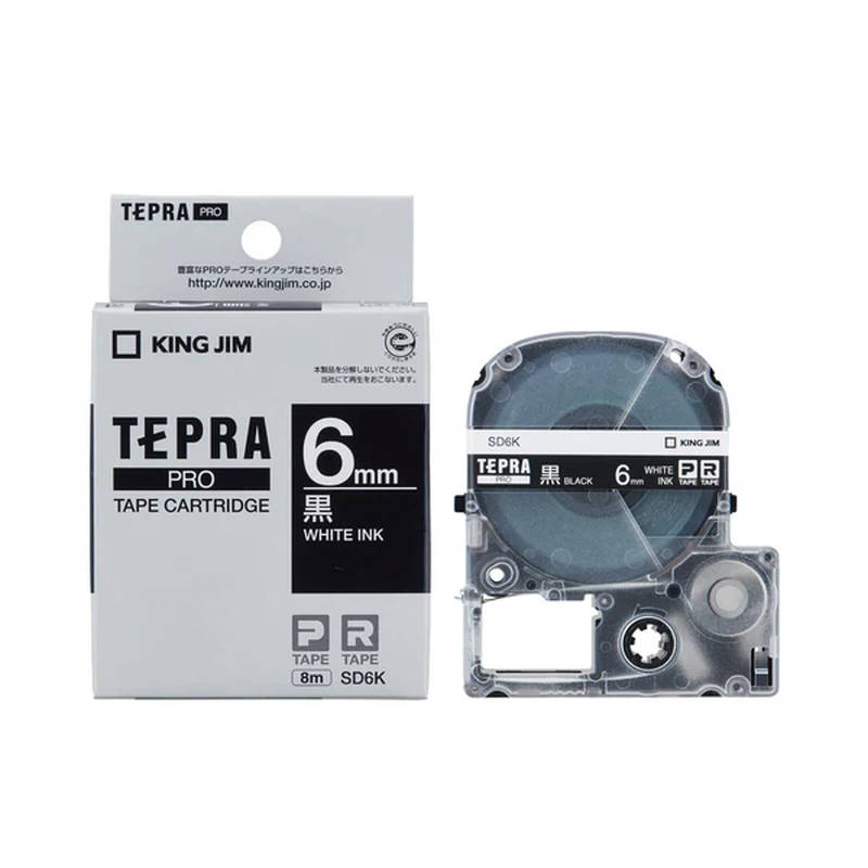 �e�v�� �e�[�v�J�[�g���b�W ���� �L���O�W�� TEPRA PRO �v�� �r�r�b�h �J���[���x�� SD6K ��6mm ��x������
