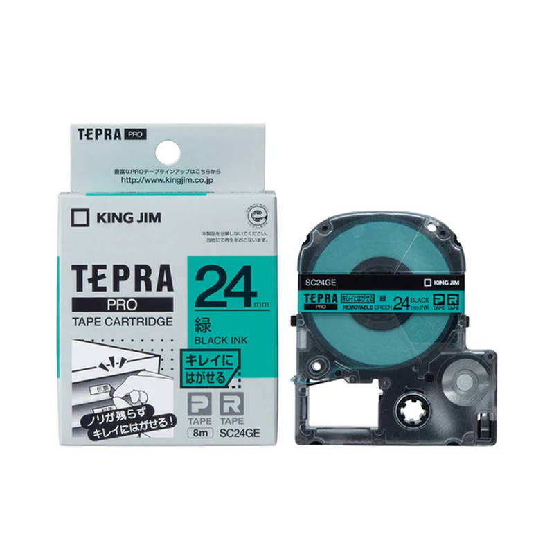 �e�v�� �e�[�v�J�[�g���b�W ���� �L���O�W�� TEPRA PRO �v�� �L���C�ɂ͂����郉�x�� SC24GE ��24mm ��x������