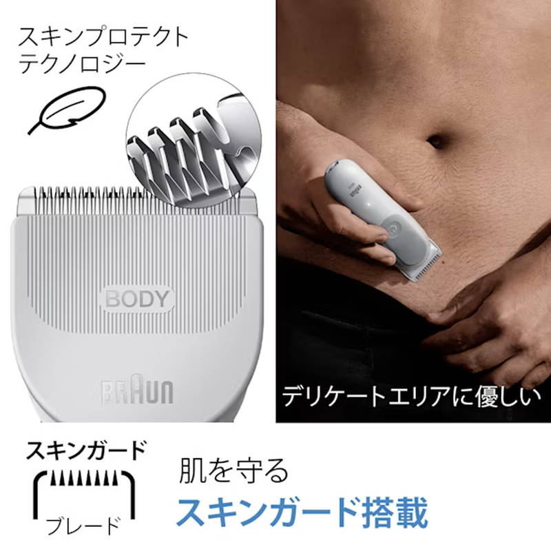 新品　BRAUN ボディグルーマー シリーズ5 充電式 メンズ電気シェーバー BRAUN ブラウン BRAUN 電気シェーバー シリーズ5 (洗浄機付