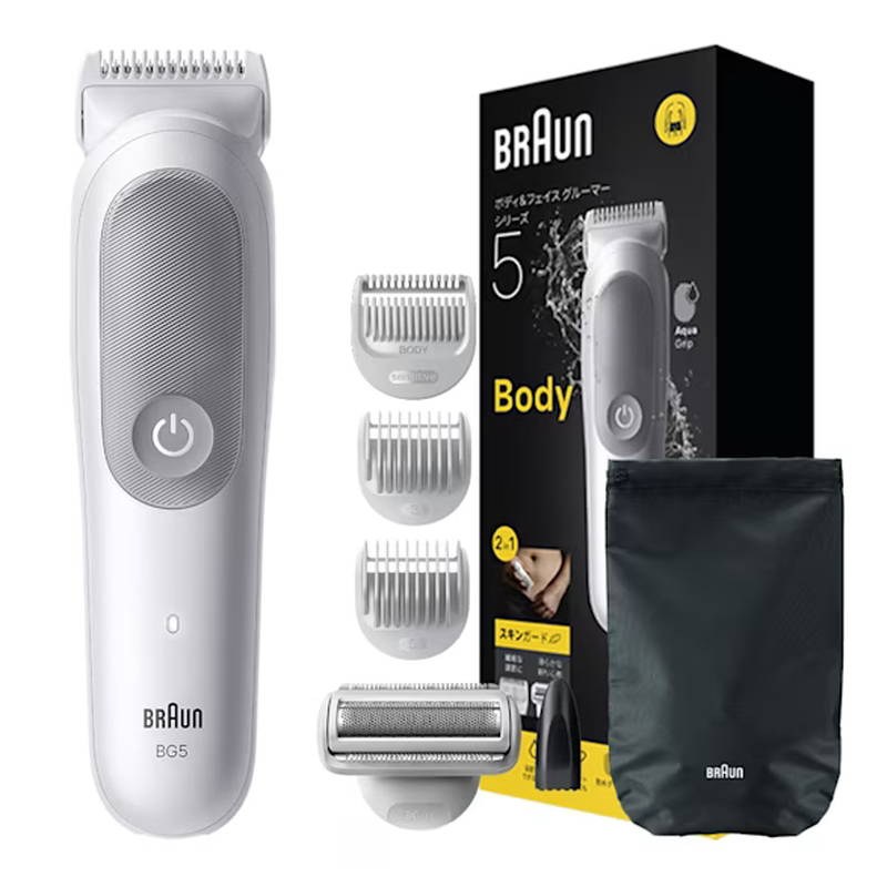 OUTLET SALE- 訳あり品など大放出 BRAUN ボディグルーマー ブラウン メンズシェーバー ムダ毛処理 脱毛・除毛