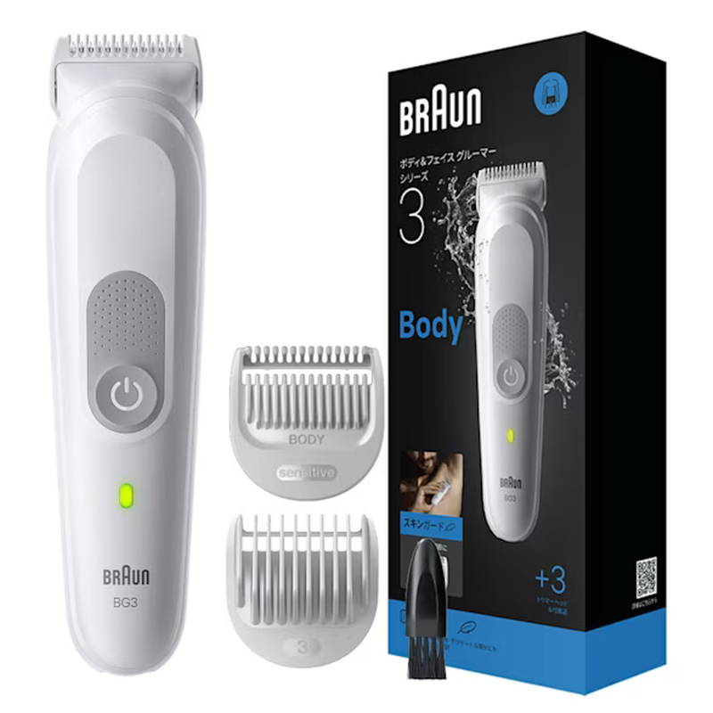 BRAUN ボディグルーマー ムダ毛処理 メンズシェーバー ブラウン