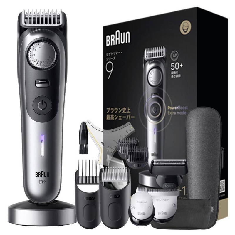 BRAUN（ブラウン） ヒゲトリマー メンズシェーバー 充電式 BT9560 男性