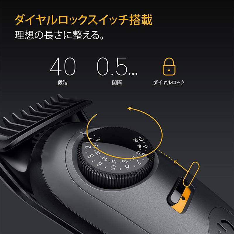 BRAUN（ブラウン） ヒゲトリマー メンズシェーバー 充電式 BT5520 男性