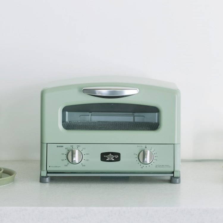 オーブントースター 4枚焼き アラジン グラファイト グリル&トースター グリーン ホワイト｜kanaemina｜11