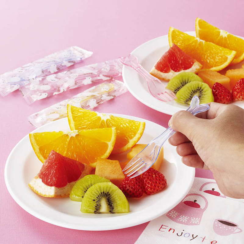 ミニフォーク プラスチックフォーク 使い捨て ...の詳細画像1