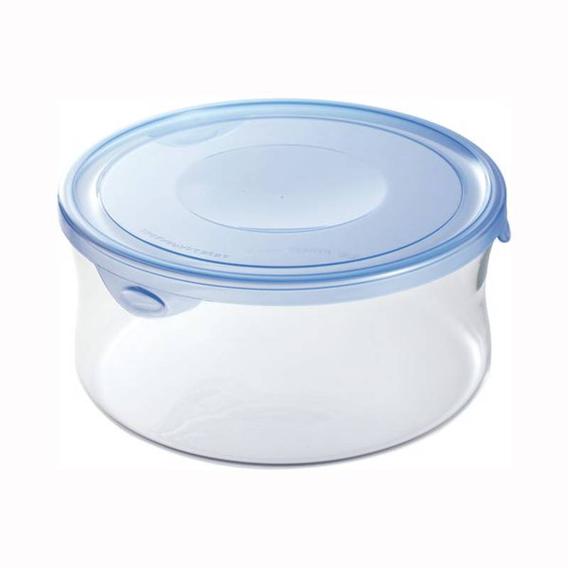 iwaki（イワキ） 保存ガラス容器 耐熱ガラス 蓋付き 丸型 1300ml iwaki