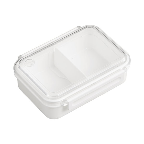 冷凍できる弁当箱 電子レンジ対応 ランチボックス フィールイージー タイトボックス 500ml ホワイト｜kanaemina