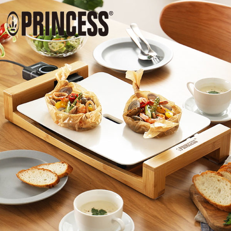 キッチン家電 PRINCESS Table Grill Pure ホットプレート テーブルグリル ミニ ピュア ホワイト PRINCESS