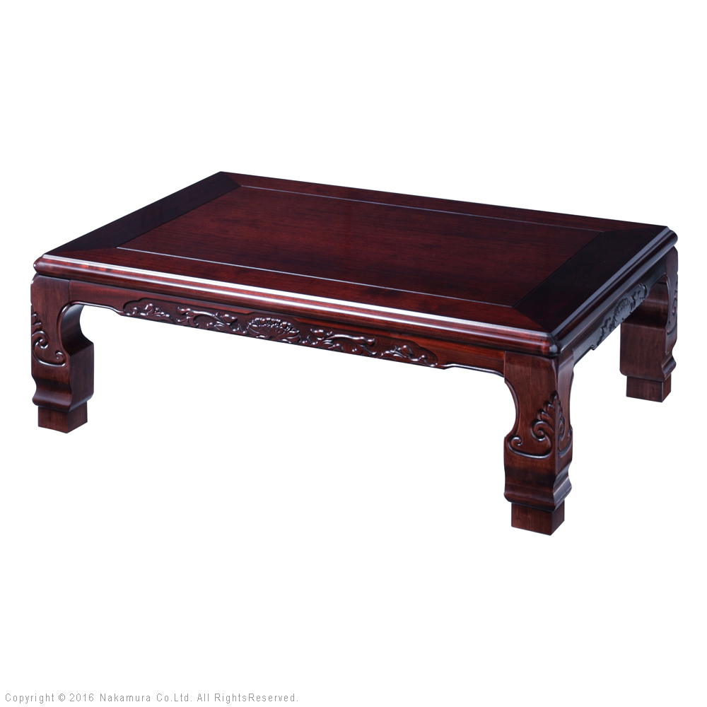こたつ 長方形 和調 継脚こたつ 120x90cm 紫檀 けやき 継ぎ脚 高さ調 整 テーブル ローテーブル 炬燵 高級感 家具調 天然木 木製 日本製 沖縄 一部離島は別途送料見積もり 11100342 こたつ 長方形 和調継脚こたつ 120x90cm 紫檀 けやき 継ぎ脚 高さ調整