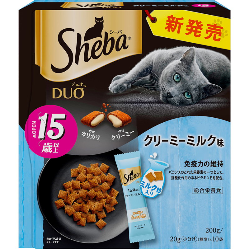 シーバ マースジャパン キャットフード 猫用 おやつ デュオ 15歳以上