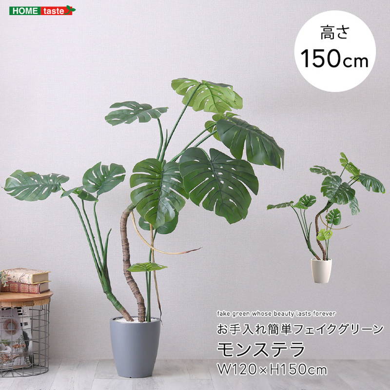 モンステラ　造花　150センチ丈 人工観葉植物 フェイクグリーン モンステラ Mサイズ 150cm おしゃれ