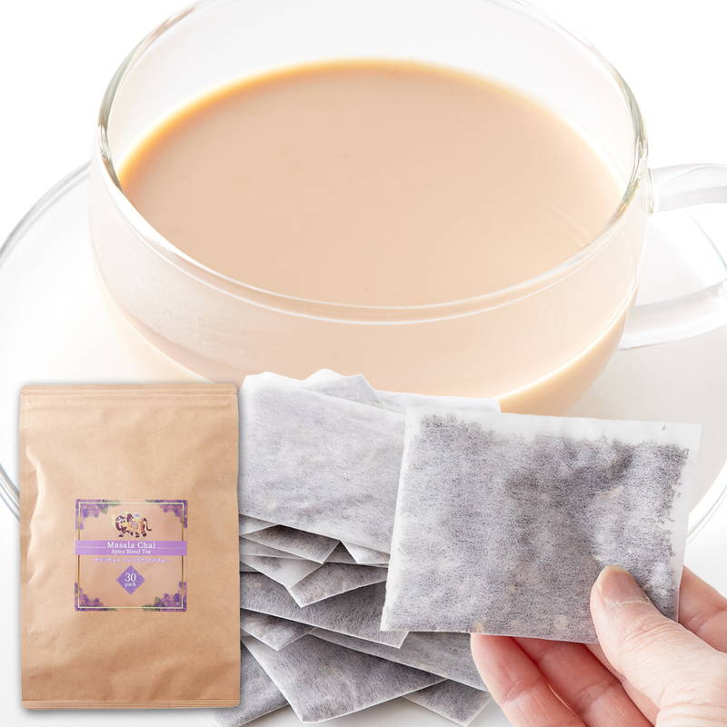 チャイ マサラチャイスパイスブレンドティー 30包 良質な紅茶に厳選