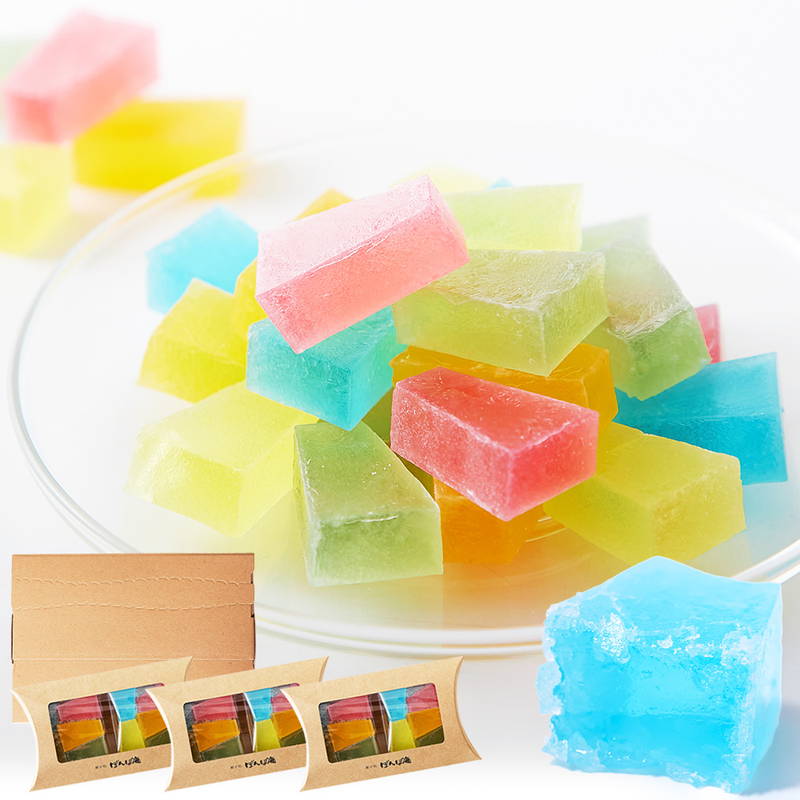 琥珀糖 5粒×2袋入 3箱セット 色鮮やかやさしい甘み 宝石のような5つの