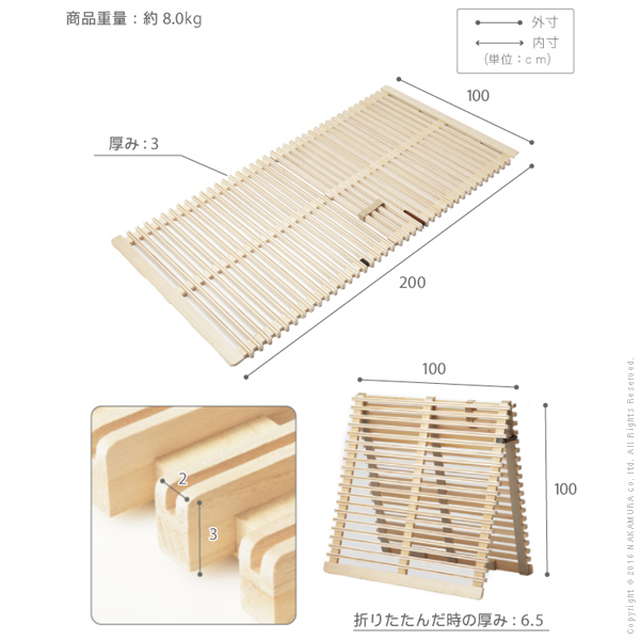 MIYABI KUSHI すのこベッド　ロール式 楽天市場】【10%OFFクーポン対象】グッドデザイン賞受賞 すのこ